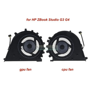HL Laptop CPU GPU Quạt Làm Mát Cho HP ZBook Studio G3 G4 Notebook Quạt Tản Nhiệt NS75C07-15C04 NS75C08-15C05 922945 840960-001