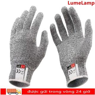 Găng tay câu cá LUMELAMP, Găng tay bảo vệ HPPE chống mài mòn, Sản phẩm gia dụng bền bỉ Cấp 5 Găng tay chống trượt Câu cá