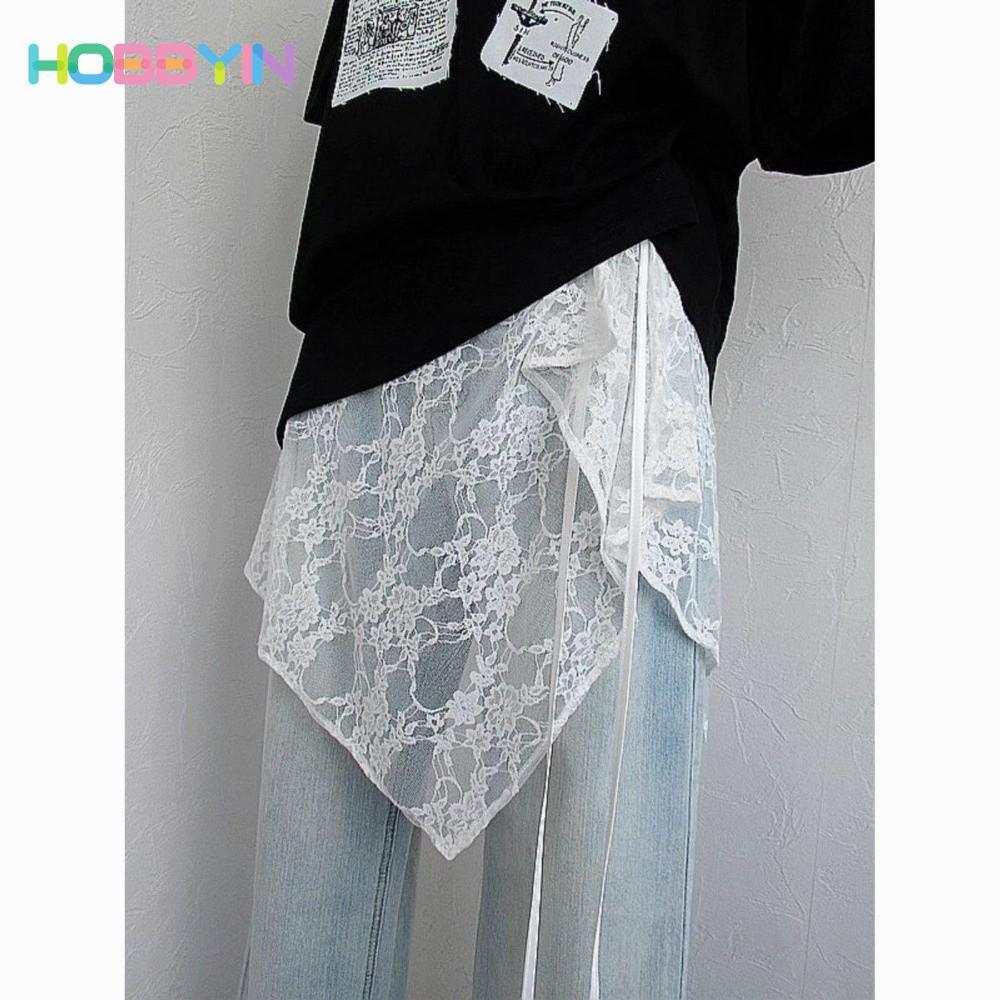 Váy ren Hobb Yin - Thiết kế quấn nhẹ, ngắn, nhiều lớp cổ điển dành cho nữ