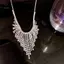 Dây chuyền choker pha lê sáng bóng, phụ kiện trang sức sang trọng cho dạ hội