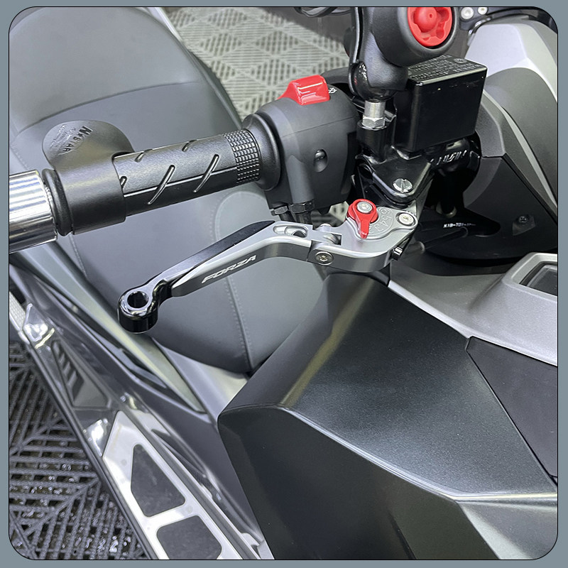 DÀNH CHO XE HONDA FORZA 250 300 350 NSS750 Cần Phanh Xe Máy Khóa Đỗ Xe Đòn Bẩy Có Thể Điều Chỉnh Tiết Kiệm Điện Đòn Bẩy CNC Nhôm