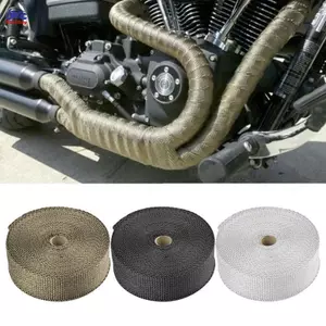 XOITOP Xe Máy Xả Băng Nhiệt Đầu Bọc Nhiệt Dây Buộc Sợi Cách Nhiệt Cotton Bảo Vệ Nhiệt Độ Cao VN