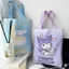 Túi vải Sanrio Túi đeo vai Lớp đi lại Học sinh trung học cơ sở Hướng dẫn Kuromi Hoạt hình Dây kéo