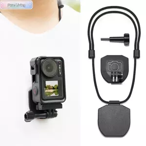 Dây đeo cổ PURELIVING, Giá đỡ cổ máy ảnh từ tính phát hành nhanh ổn định, có dây buộc Giá đỡ treo bền cho DJI Action 6 / 5Pro / 4 / Pocket 3 / Insta360 X5 X4