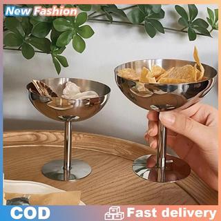 2023 New thép không gỉ Cốc Cốc Cốc kem tráng miệng salad bát trái cây tấm Snack Món ăn KTV thanh Nguồn cung cấp