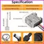 Bộ Chuyển Đổi Nguồn Xe 12V / 24V Sang 30V 3.5A DC Cáp Biến Áp Tăng Áp Bộ Chuyển Đổi Cho Xe RV Xe Tải lyuvn