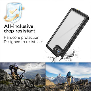 [JLK] 100% ốp lưng chống nước Songkran IP68 cho iPhone 17E 16E Vỏ bảo vệ chống sốc toàn thân