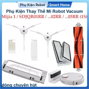 Phụ Kiện Thay Thế Mi Robot Vacuum SDJQR01RR, SDJQR02RR, SDJQR03RR(1S), Mijia 1, Chổi Lăn Chính, Chổi Cạnh, Bộ Lọc Hepa