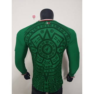 2026 – 27 Mexico Home Player Jersey (Dài tay) – Tùy chỉnh với tên & số của bạn, Vải thoáng khí cao cấp, Có sẵn S – 3XL
