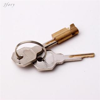 Jfory Khóa xi lanh thay thế Khóa tủ Mini hợp kim Dễ dàng cài đặt cho ngăn kéo hộp dụng cụ Tủ lạnh