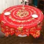 Khăn trải bàn tròn XYLJJ14 Độc quyền để cung cấp thương mại điện tử Có thể đóng gói riêng Khăn trải bàn mạ vàng chống thấm nước Chống dầu chống @ -