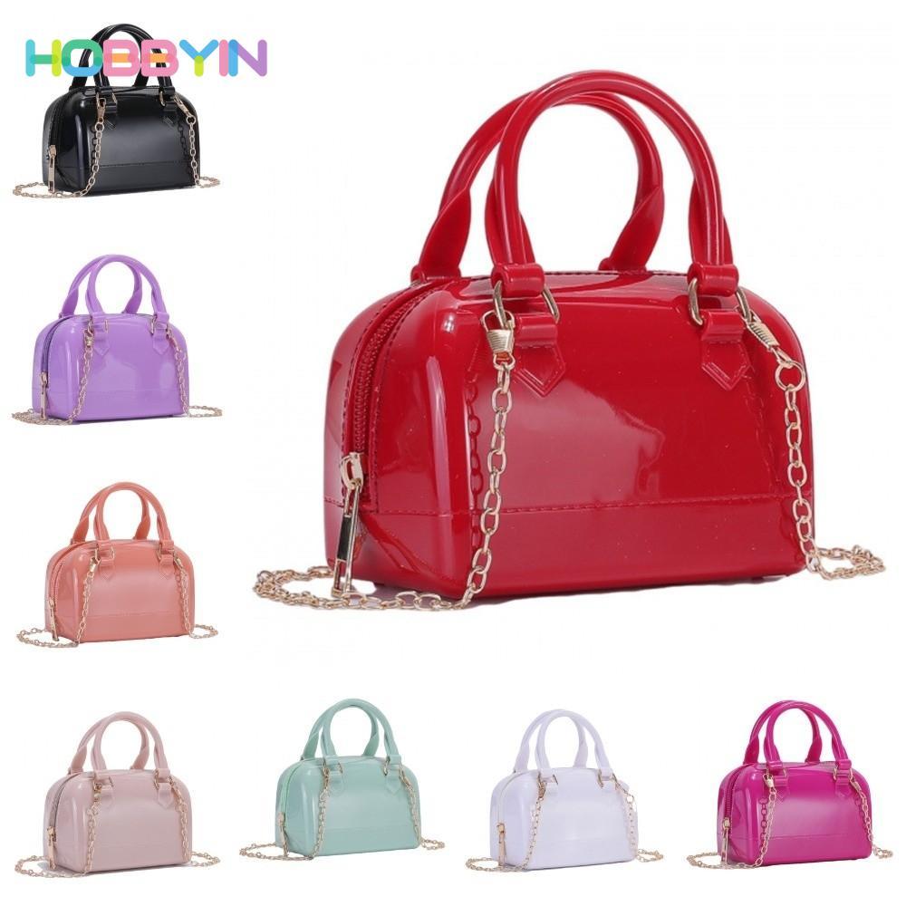 Túi xách nữ HOBBYIN, Túi đeo chéo Mini màu trơn dễ thương, hình gối hợp thời trang có dây đeo vai Túi đeo vai đơn đa năng cho nữ