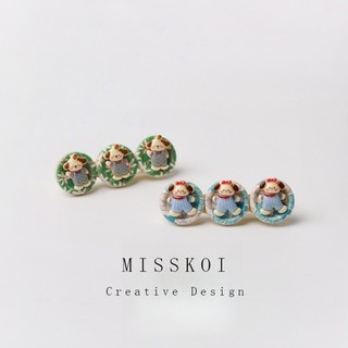 MISMEMO Hoạt Hình Dễ Thương Họa Tiết Nút Động Vật Mỏ Vịt Tóc Mũ Đội Đầu Độc Đáo Bên Gãy Tóc Nổ Kẹp Bên Phụ Kiện Tóc