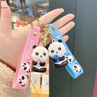 Móc Khóa Hoạt Hình Gấu Trúc Dễ Thương Kawaii - Mặt Dây Chuyền Động Vật Cho Bé