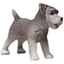 Đức Sile Nhựa Nguyên Chất Mini Schnauzer Mẫu 13892 Chó Trẻ Em Nhận Thức Khai Sáng Bánh Sinh Nhật