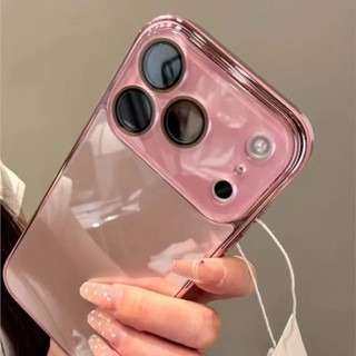 Ốp Bảo Vệ Camera Kính Cường Lực Sang Trọng Cho iPhone 17 16 15 14 13 12 11 Pro Max Mạ Ốp điện thoại Cứng Chống Sốc