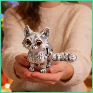 3D In Hình Mèo Di Động Khớp Mèo Fidget Đồ Chơi Thực Tế Động Vật In 3D Dễ Thương Cho Trẻ Em Bé Gái Người Lớn Người Lớn sonlekvn