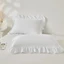 THEGIRL8B Vỏ Gối Công Chúa Xù Edge, Vỏ Gối Ngủ Hình Chữ Nhật Phong Cách Hàn Quốc, Hộ Gia Đình Màu Trơn Chống Vết Bẩn Kích Thước Lớn Bảo Vệ Gối Người Lớn
