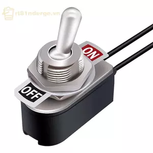 Ge AC250V 3A Bật / Tắt Công tắc chuyển đổi tiêu chuẩn có dây cáp KNS-1 SPST Công tắc liên lạc Thiết bị điện n
