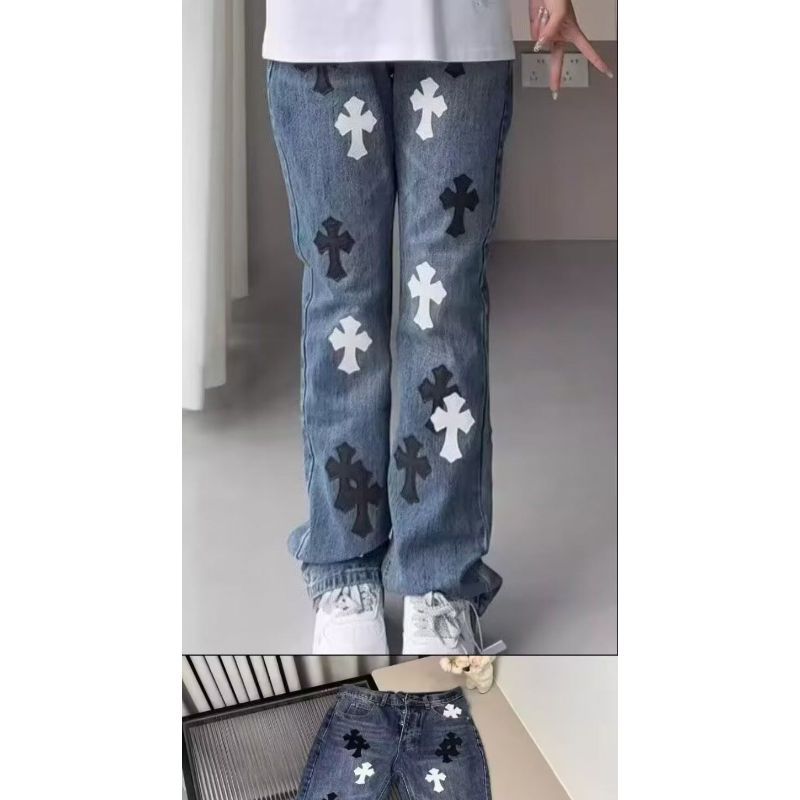 Quần jeans da cao cấp, thiết kế đường phố Mỹ, phù hợp mọi dáng người - Nam/Nữ đều đẹp
