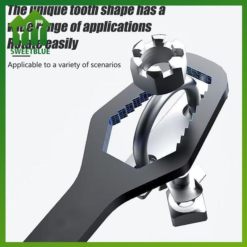SWEET 2 Cái 8-24mm Cờ lê Torx đa năng Tự thắt chặt Kính có thể điều chỉnh Cờ lê Ban Hai đầu Torx Cờ lê Dụng cụ cầm tay cho nhà máy n