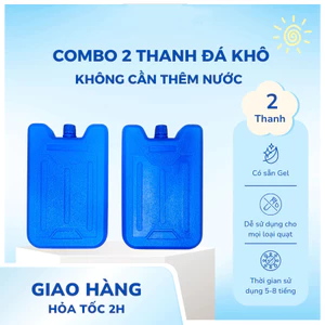 Đá khô dùng cho quạt điều hòa, Đá khô gel hộp nhựa 500ml-250ml