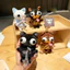 BH2 Ugly-Cute Chihuahua Cowboy Phong Cách Sang Trọng Móc Khóa Sang Trọng Túi Charm HB2