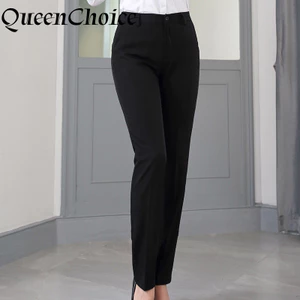 S-5XL Quần Bút Chì Đen Cho Nữ, Thiết Kế Chắc Chắn, Phù Hợp Công Sở