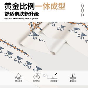 XYLBY14 Khăn trải bàn phong cách dân tộc Chống thấm dầu dùng một lần Chống bỏng Ánh sáng sang trọng Khăn trải bàn Bohemian hình chữ nhật cao cấp