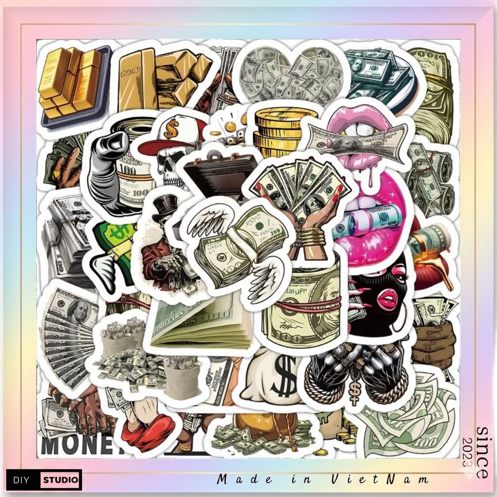 Set sticker Money