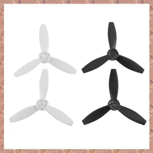 4 Cánh Quạt Đạo Cụ Thay Thế Lưỡi Dao Cho Vẹt Bebop 2 Drone Đen Trắng (R F C V)