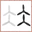 4 Cánh Quạt Đạo Cụ Thay Thế Lưỡi Dao Cho Vẹt Bebop 2 Drone Đen Trắng (R F C V)