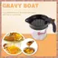 Dụng cụ nhà bếp Dụng cụ tách mỡ có bộ tách mỡ giải phóng dưới cùng với bộ lọc Bộ lọc dầu cặn súp riêng biệt (R F C V)