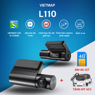 [Siêu Sale] [Chính hãng] VIETMAP L110 camera hành trình cảnh báo giao thông 4G