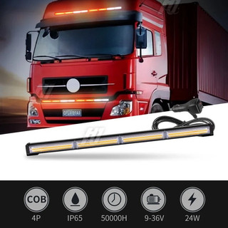 Cob Xe Một Mặt Nhấp Nháy 4 Phần 59cm Lưới Tản Nhiệt Xe Kỹ Thuật Xe Cảnh Báo Xe Tải Top Bar