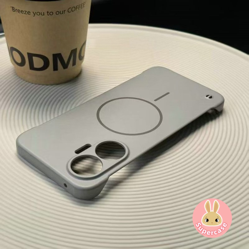 Ốp Điện Thoại Từ Tính Tản Nhiệt Cho Redmi 14C 14R A4 Note 15 14 13 Pro Plus K80 K70 Ultra K60 Pro Turbo 4 5G 4G Da-Feel Siêu Mỏng Không Khung Matte Vỏ Mềm