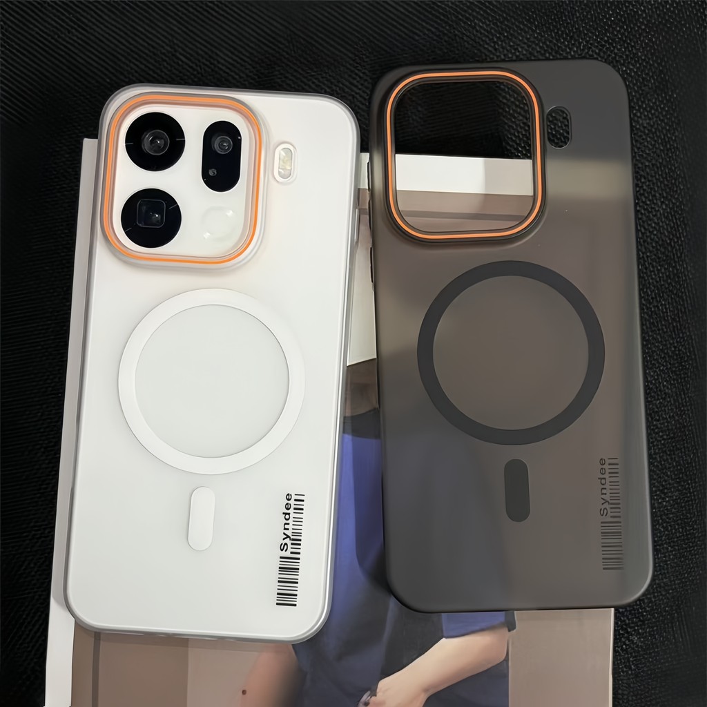 Dành Cho Oppo Find X9 Pro X8 Pro X8S + X7 Ultra Reno14 F Slim Micro Matte Vỏ Điện Thoại Nam Châm Cứng Cho Oppo Reno12 A6 Pro A5X A3 Pro Chống Vân Tay Chống Sốc Vivo Cover