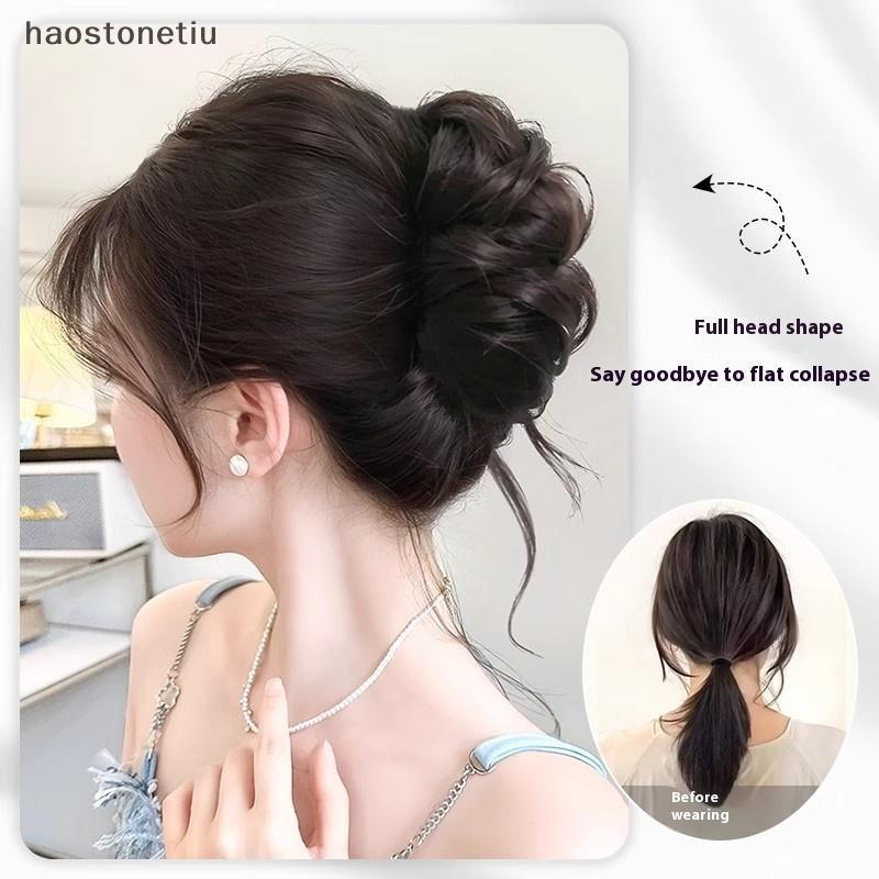 Bộ Tổng Hợp Phụ Kiện Tóc: Scrunchie & Kẹp Tóc Đa Chức Năng Phong Cách Hoa Bud Bun
