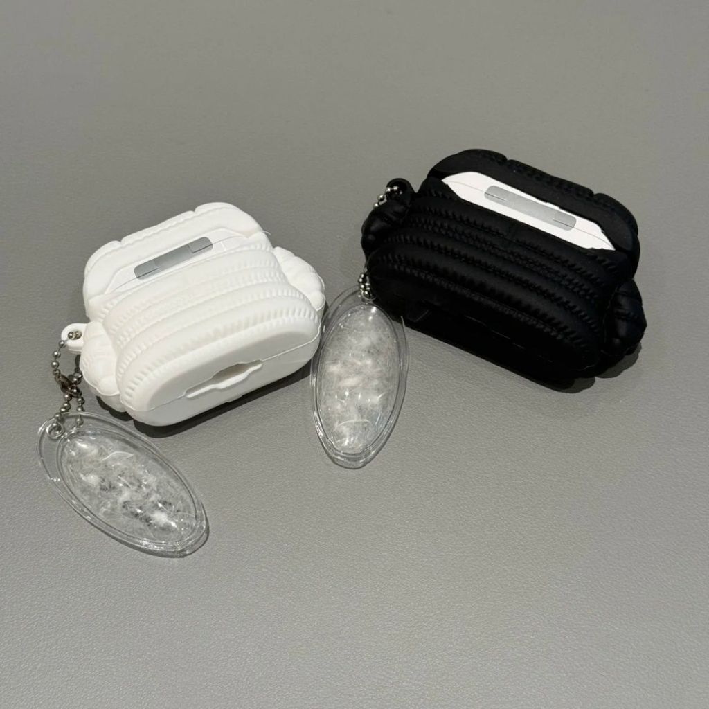 Chèn Túi Xuống Áo Khoác Tai Nghe Thích Hợp Cho AirPods pro3 Vỏ Bảo Vệ Ngộ nghĩnh Thích Hợp Cho AirPods Thế Hệ Thứ 4 Vỏ Tai Nghe Bluetooth Chống Sốc Thế Hệ 3 Chống