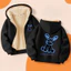 Trẻ em Mùa Đông Gấu Trúc Hoạt Hình Lông Cừu Zip Áo Khoác Cozy Có Mũ Trùm Đầu Áo Khoác Cho Đồ Chơi Hàng Ngày