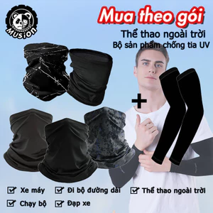 Mũ trùm đầu bằng lụa chống tia cực tím cho mùa hè, phù hợp khi chạy xe máy.