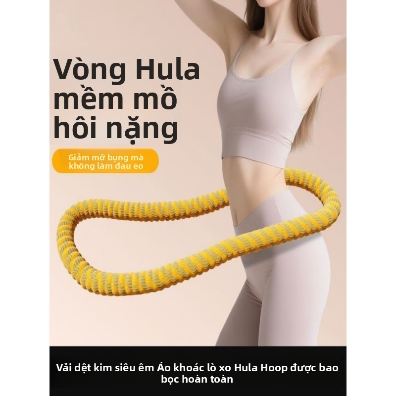 Hula Hoop Polyester Im lặng WZ7I - Giúp Giảm Mỡ Bụng Hiệu Quả
