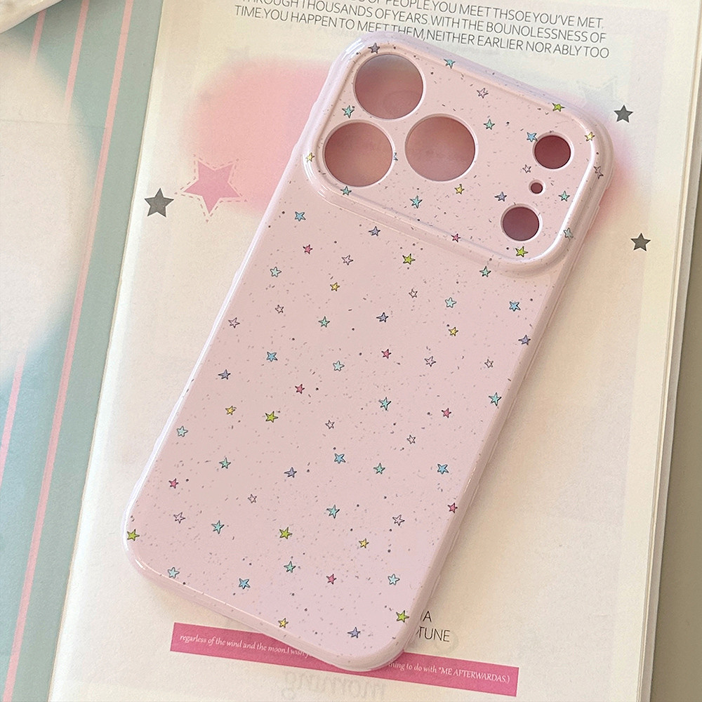 Ốp điện thoại mềm hình trái tim tình yêu đầy màu sắc cho iPhone 17 Pro Max 16 15 14 13 Vỏ bảo vệ chống sốc