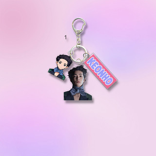 CORTIS Keychain 3pcs/Set Character Acrylic Printing Pendant Bag Accessories Key Ring James Martin Juhoon Fan