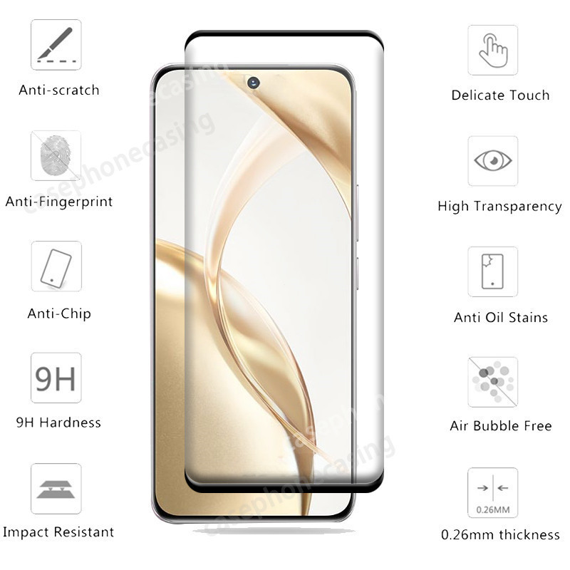 Phim Kính Cường Lực 4in1 Cho Honor 200 Pro Honor200 200Pro 5G 2024 Bảo Vệ Camera 9H Kính Bảo Vệ Màn Hình Trong Suốt Kính