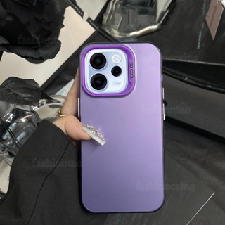 Dành Cho Reno15F 5G Vỏ Cho Oppo Reno 15 Pro Max F 1 5 Reno15 Pro Reno15ProMax Reno15 F 2025 Ốp Điện Thoại Cứng Mờ Thời Trang Vỏ Laser Tối Giản Vỏ Bảo Vệ Chống Sốc
