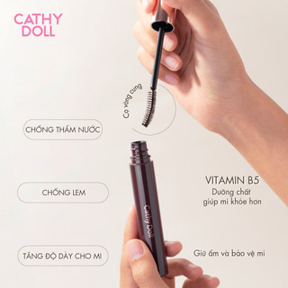 Mascara Giúp Tơi Mi Cathy Doll, Lâu Trôi Và Hỗ Trợ Làm Cong Mi Less Is More Mascara 8g