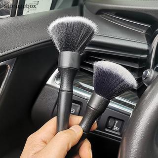 [Hộp lưu trữ] Bàn chải làm sạch di động Dụng cụ chi tiết tóc siêu mềm Bảng điều khiển Điều hòa không khí Đẹp