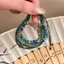 OUSXA Vòng Tay Đính Hạt Nhiều Màu Sắc, Vòng Tay Đính Hạt Bohemian Xanh, Xếp Chồng Co Giãn Có Thể Điều Chỉnh Quấn Quyến Rũ Tay Dây Chuyền Trang Sức