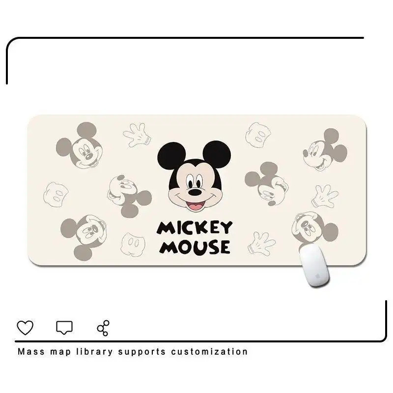 Miếng Lót Chuột Chuột Mickey & Chuột Minnie - Thảm Để Bàn Lớn Với Nghệ Thuật Hoạt Hình Cổ Điển Cho Trẻ Em & Người Hâm Mộ, Đế Cao Su Chống Trơn Trượt Dày 3 Mm